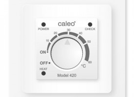Терморегулятор для теплого пола Caleo 420 + адаптеры 3,5 кВт