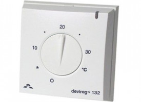 Терморегулятор для теплого пола Devi Devireg™ 132 с датчиком пола и воздуха