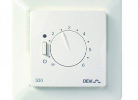 Терморегулятор для теплого пола Devi Devireg™ 530 ELKO с датчиком пола