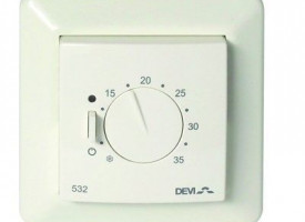 Терморегулятор для теплого пола Devi Devireg™ 532 ELKO с датчиком пола и воздуха